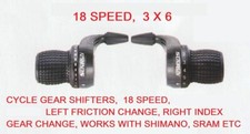 Bike Cycle Grip Gear Shifters