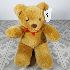 Metro Toys Teddy Bear Plush Soft Toy Vintage Original Tags Brown