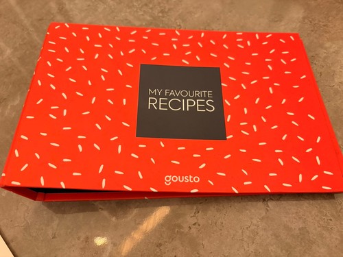 Gousto recipe folder - with, 50
