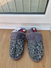 M&S Ladies Suede Faux Fur Trim