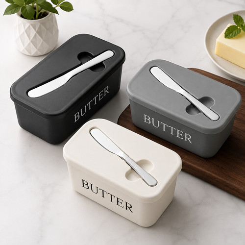 Butter dish box storage - storage, tray