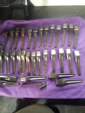 Set Of 33 Metal Carpet Clips