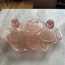 Sowerby 1930s Art Deco Pink