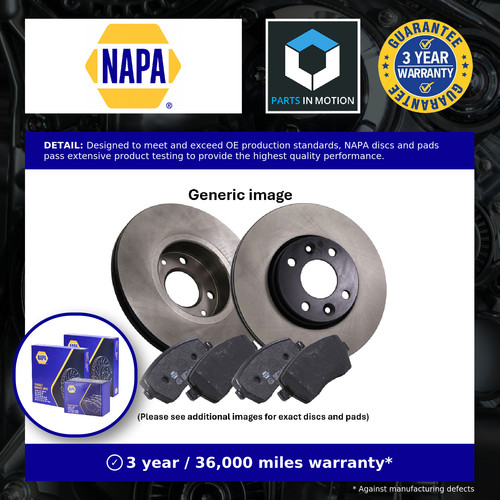 Vented brake discs - brake, pads