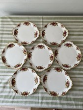 Set Of 7 Royal Albert Old