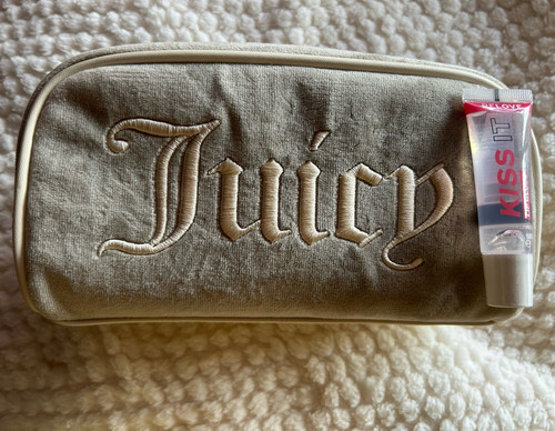 Juicy couture beige velour - juicy, zip