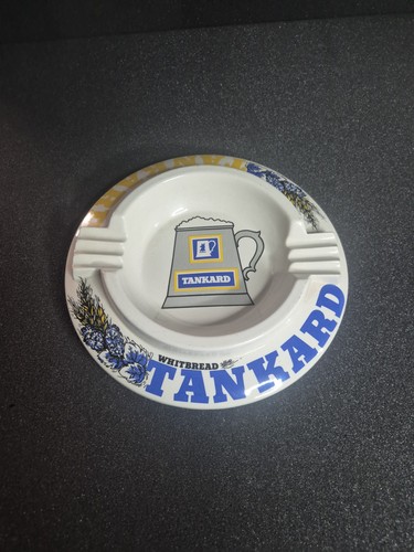 Whitbread tankard beer ashtray - beer,