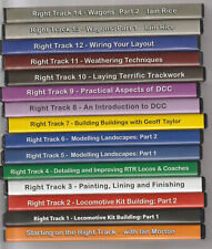 Right Track Model Railway DVD's 1 to 19 and Starting On the Right Track DVD