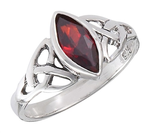 Sterling silver celtic ring - sterling,