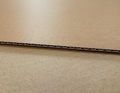 Brown cardboard corrugated - 50,