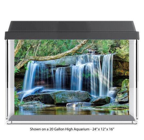 Tropical waterfall polyester - waterfall,