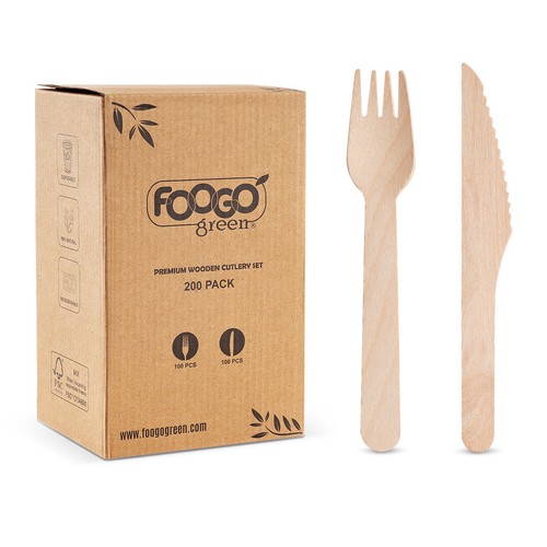 Foogo green 200pcs disposable - green,