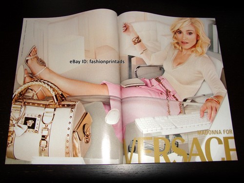 Vintage versace page print - vintage, 2-page