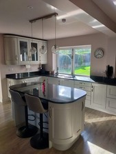 Black Granite (Star Galaxy) Kitchen Worktop 30mm -please read description fully 