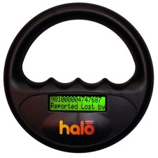Pet Technology Store Halo Microchip Scanner Black,135mm Durchmesser RRP £56