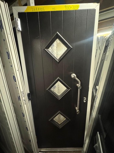 Showroom front door grey - showroom,
