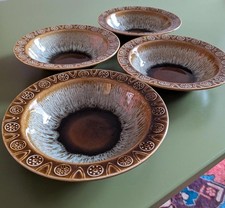 Vintage 70s Set of 4 Crown
