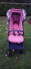 Zummi Baby Foldable Stroller Pram Pink Colour With Rain Cover