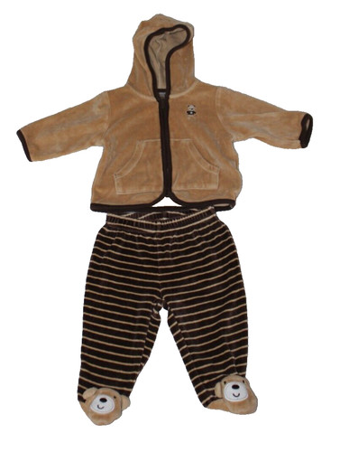 Carter beige brown hoodie - beige,