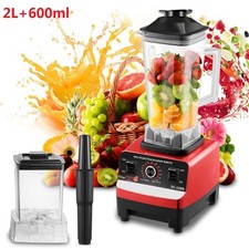 2L+600ml Food Blender Juicer Mixer Crusher Processor Grinder Smoothie 4500W