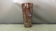 Handmade vase irridesent red - irridesent,
