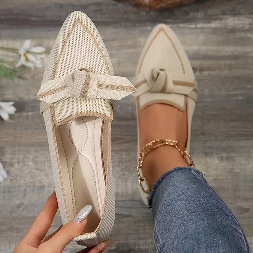 Ladies loafers slip - on, pump