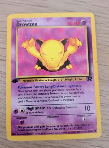Pokémon 1st edition rocket