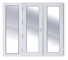 White grey upvc french - upvc,