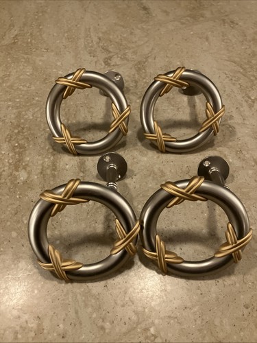 Vintage pewter with - pewter, gold