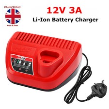 Rapid Charger for Milwaukee M12 C12C 12V Li-ion battery XC 48-11-2401 2402 2411