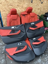 BMW 2 SERIES F44 INTERIOR LEATHER SEATS AND DOOR CARDS SET RED