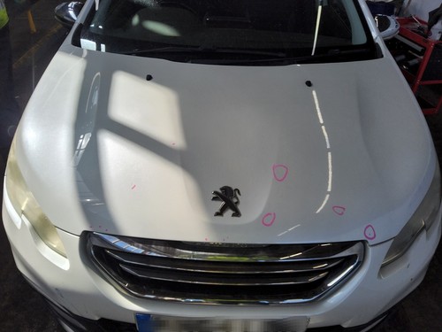Bonnet white peugeot 2008 mk1 - peugeot,