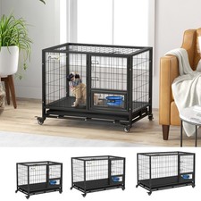 Heavy Duty Dog Crate on Wheels
