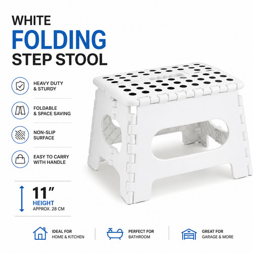 Folding inches step - inches, stool