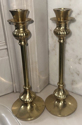 Large pair vintage brass - large,