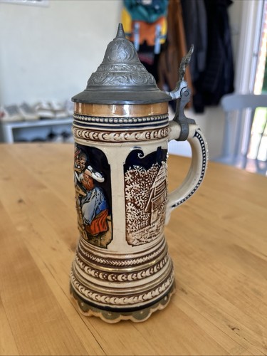 Vintage german beer stein - german,