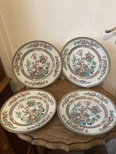 Samuel Bridgwood Indian Tree Dinner Plates - 10.5 Inch Set of 4