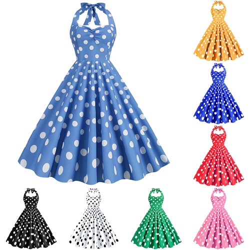 Ladies vintage 50s polka - vintage,