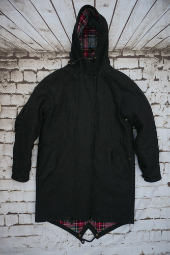 Fred perry wool parka coat - wool,