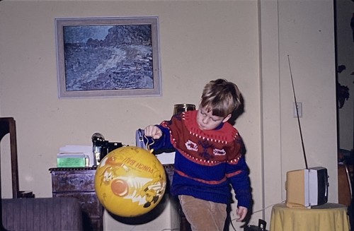 Vintage photo slide 1970 - 1970, boy