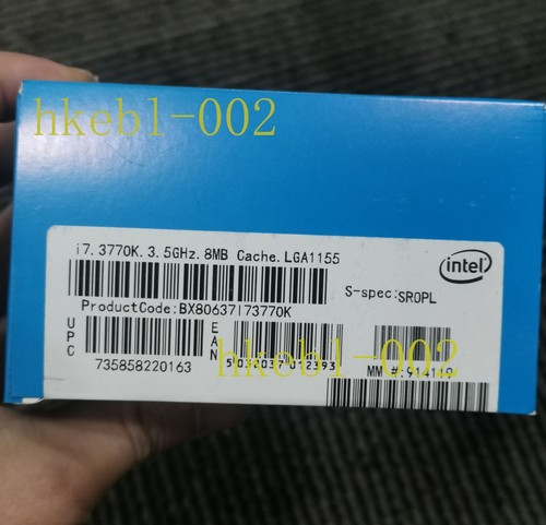 New intel core - *new*intel, i7-3770k
