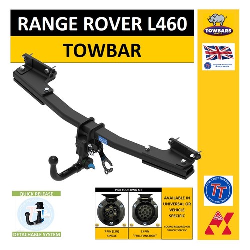 Detachable towbar range rover - detachable,