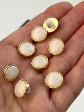 Gold Pearl Buttons 13mm Blouse