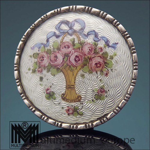 Art nouveau silver brooch - art,