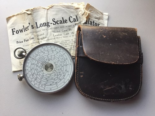 Cased antique fowler co long - &,