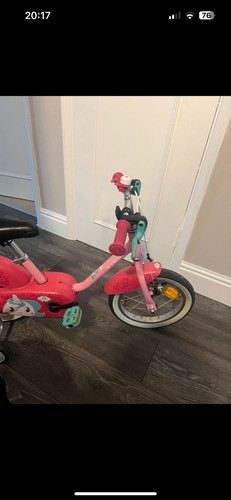 Girls pink kids bike - kids,