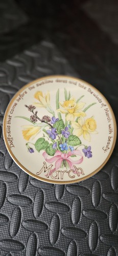 March floral plate from the - march,