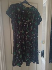 Hell Bunny Good Luck Mid Length Dress 4xl 22 NWT