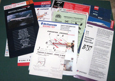 Airline Safety Cards - Collection of 11 - various Airlines & Aircraft types