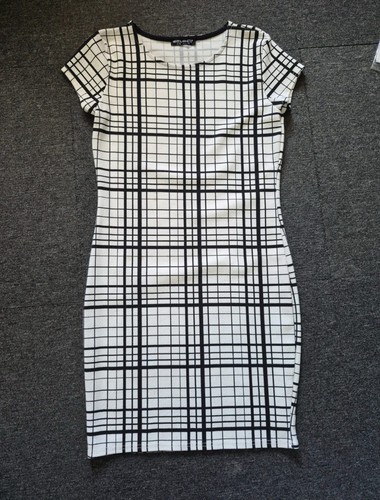 Ladies checked pencil dress - ladies,
